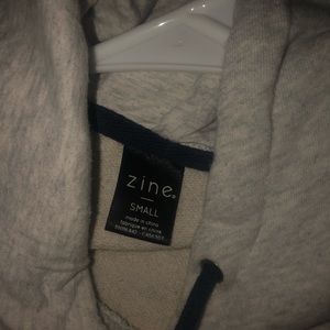 Blue/White ombré hoodie